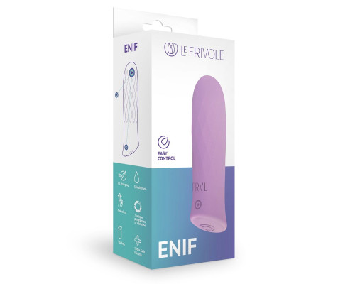 Сиреневый мини-вибратор Enif - 8,7 см.