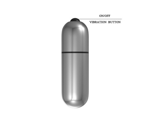 Серебристая вибропуля с вибрацией