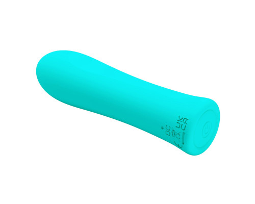 Мятный мини-вибратор Alfreda - 10,2 см.