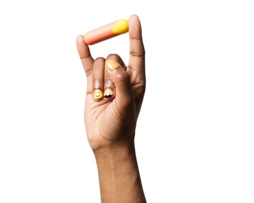 Оранжевая вибропуля Romp Riot