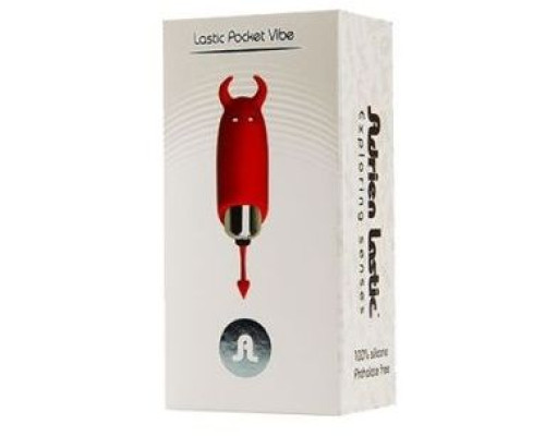 Красный вибростимулятор Devol Mini Vibrator - 8,5 см.