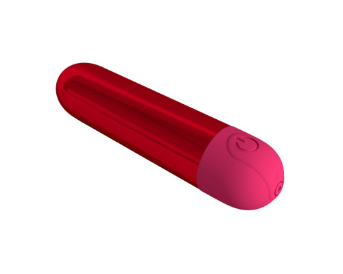 Красная перезаряжаемая вибропуля Kiwi