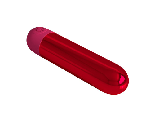 Красная перезаряжаемая вибропуля Kiwi