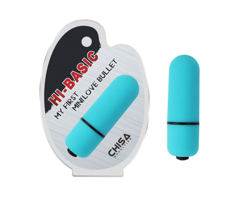 Голубая вибропулька My First Mini Love Bullet