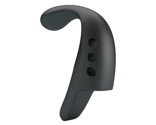 Черная вибронасадка на палец Gorgon