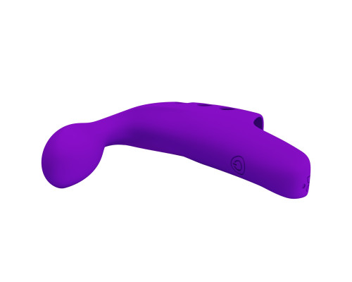 Фиолетовая вибронасадка на палец Gorgon