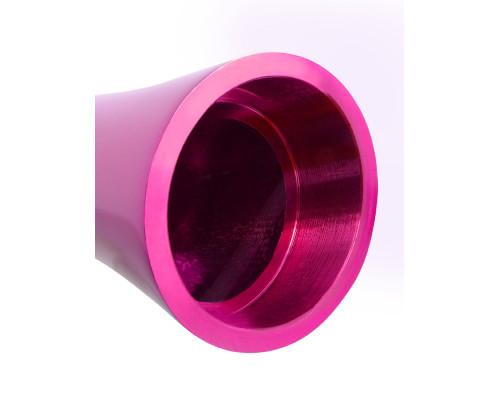 Алюминиевый рельефный вибратор PINK SMALL - 7,5 см.
