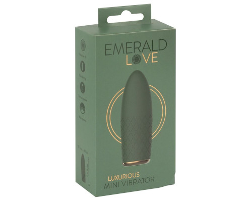 Зеленый мини-вибратор Luxurious Mini Vibrator - 11,5 см.