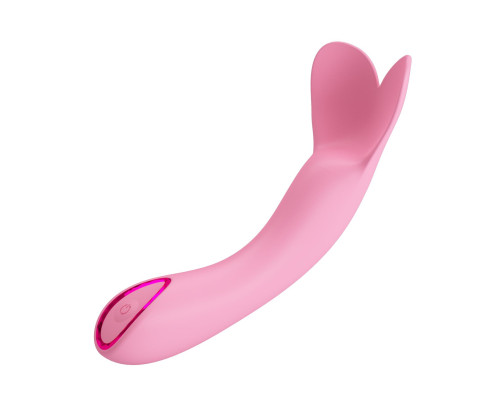 Розовый мини-вибратор DJ Cock - 13,9 см.