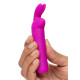 Лиловая вибропуля с ушками Rechargeable Rabbit Ears Bullet Vibrator