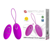 Виброяйцо с нежными волнистыми ребрышками Jacqueline на пульте ДУ