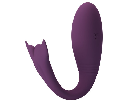 Фиолетовый вибратор-кит Jayleen с управлением через приложение