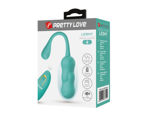 Зеленое виброяйцо Leshy с пультом ДУ