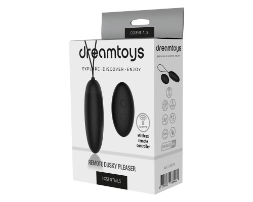 Черное виброяйцо REMOTE DUSKY PLEASER
