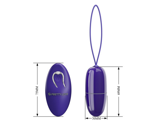 Фиолетовое виброяйцо Selkie-Youth с пультом ДУ