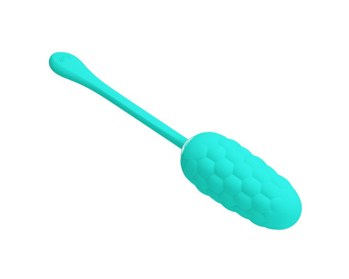 Бирюзовое перезаряжаемое виброяйцо Marina