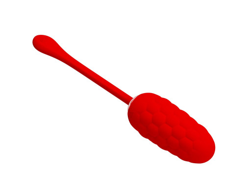 Красное перезаряжаемое виброяйцо Marina