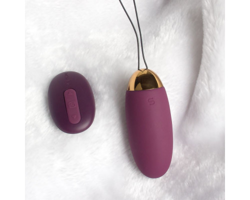 Фиолетовое виброяйцо Elva с пультом ДУ