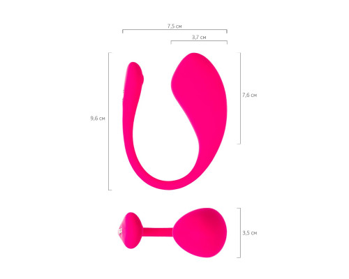 Розовое виброяйцо Lovense Lush 3