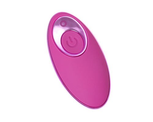 Розовое виброяйцо с пульсирующими шариками Circly