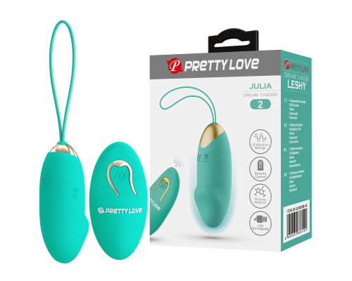 Зеленое виброяйцо Julia с пультом ДУ