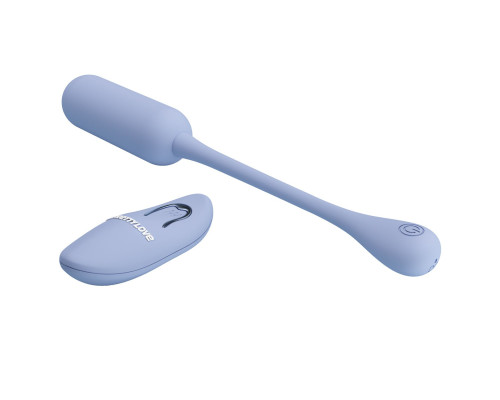 Голубое виброяйцо Lechies с пультом ДУ