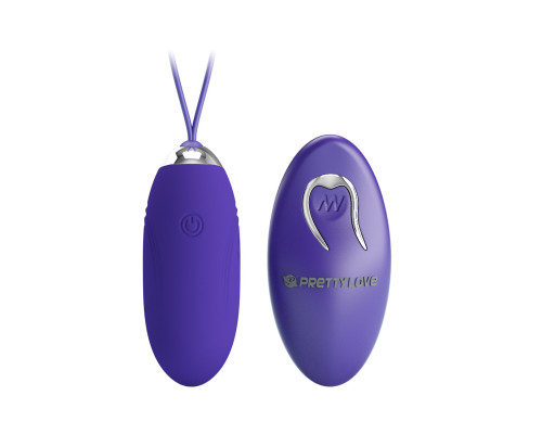 Фиолетовое виброяйцо Jenny-Yourth с пультом ДУ