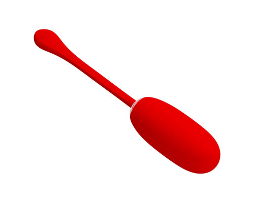 Красное перезаряжаемое виброяйцо Kirk