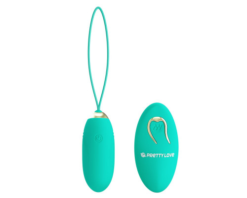 Зеленое виброяйцо Jenny с пультом ДУ