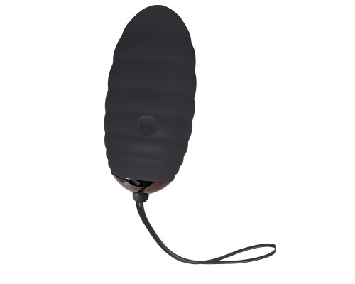 Черное виброяйцо с пультом ДУ Ocean Breeze 2.0 + LRS