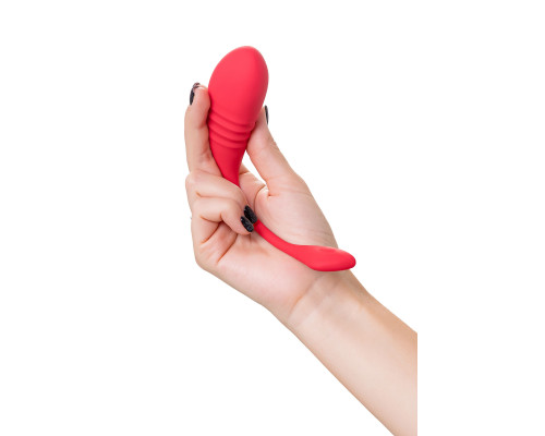 Красное силиконовое виброяйцо Vulse