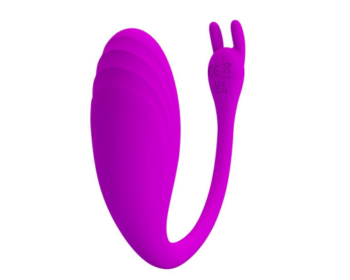 Лиловое виброяйцо Catalina с управлением через приложение