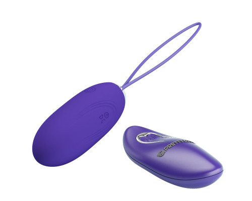 Фиолетовое виброяйцо Jenny-Yourth с пультом ДУ