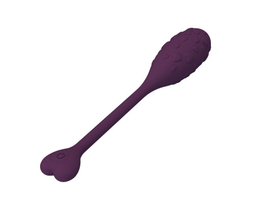 Фиолетовое виброяйцо Fisherman с управлением через приложение