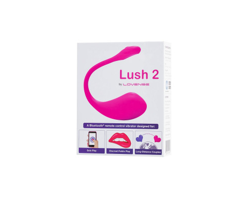 Ярко-розовое виброяйцо Lovense Lush 2