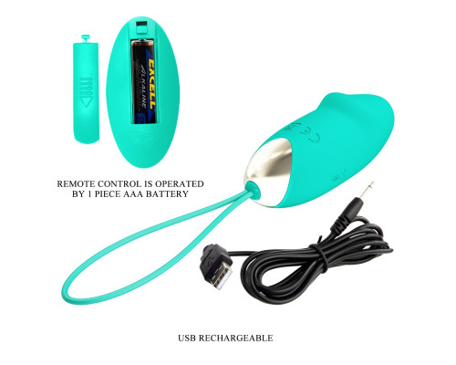 Зеленое виброяйцо Julia с пультом ДУ