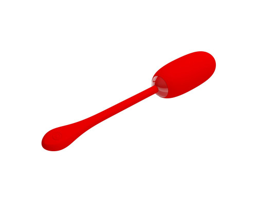 Красное перезаряжаемое виброяйцо Julius