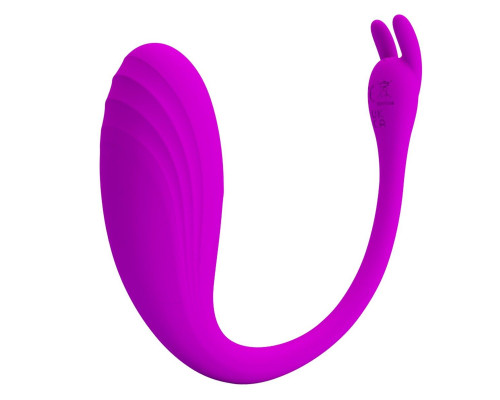 Лиловое виброяйцо Catalina с управлением через приложение