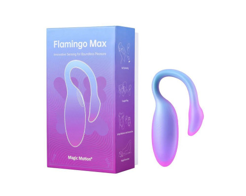 Голубой вибратор Flamingo Max