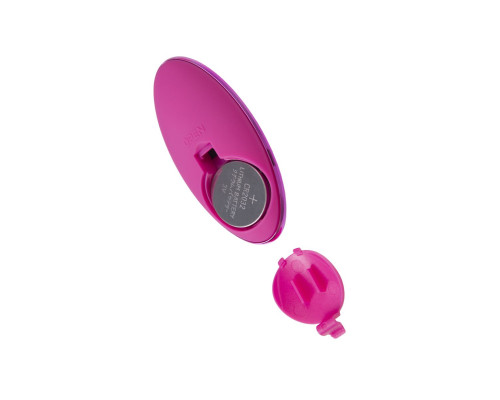 Розовое виброяйцо с пульсирующими шариками Circly