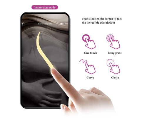 Розовое виброяйцо Fisherman с управлением через приложение