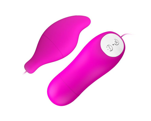 Лиловое виброяйцо Pleasure Shell в форме капли