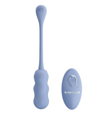 Голубое виброяйцо Leshy с пультом ДУ