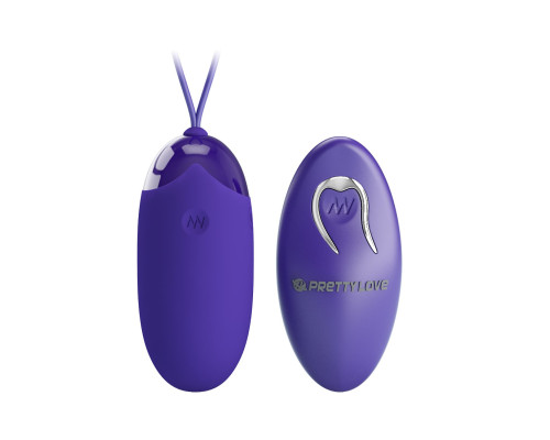 Фиолетовое виброяйцо Berger-Yourth с пультом ДУ