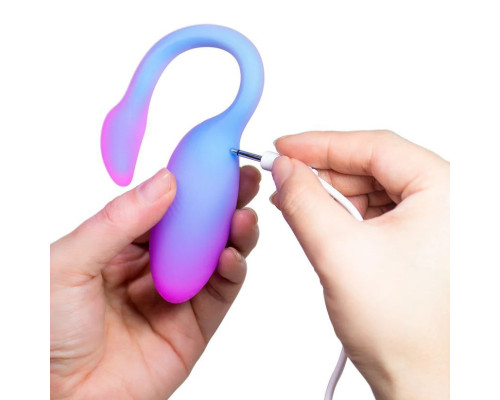 Голубой вибратор Flamingo Max