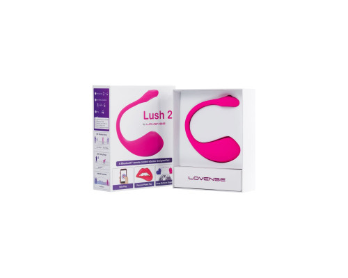 Ярко-розовое виброяйцо Lovense Lush 2