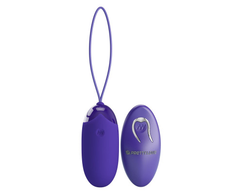 Фиолетовое виброяйцо Berger-Yourth с пультом ДУ