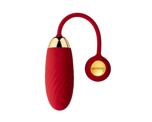 Красное интерактивное виброяйцо Ella Neo