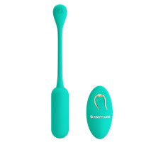 Зеленое виброяйцо Lechies с пультом ДУ