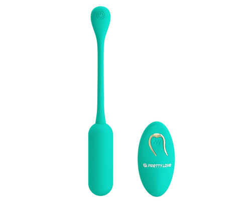 Зеленое виброяйцо Lechies с пультом ДУ